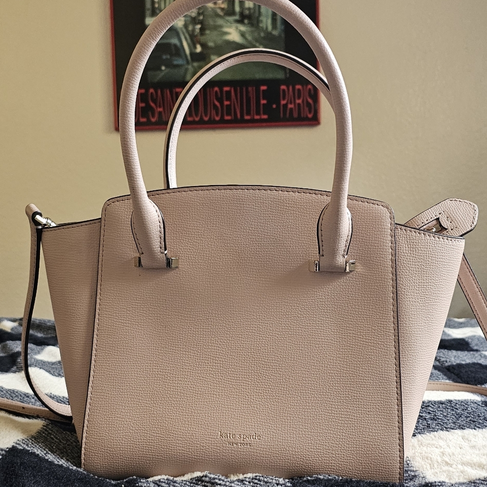 Kate spade ♠️‎ dusty rose/beige purse